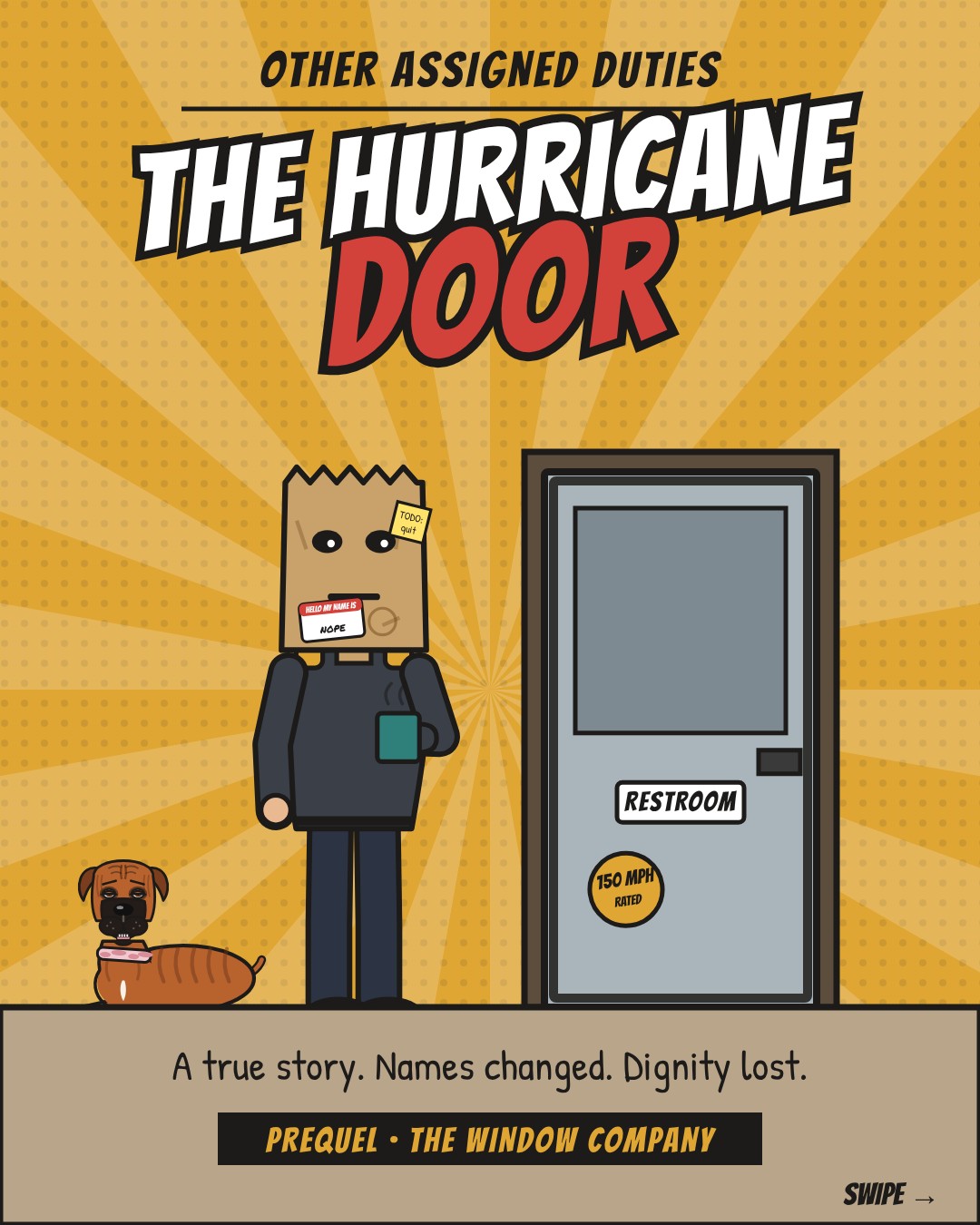 The Hurricane Door, panel 1
