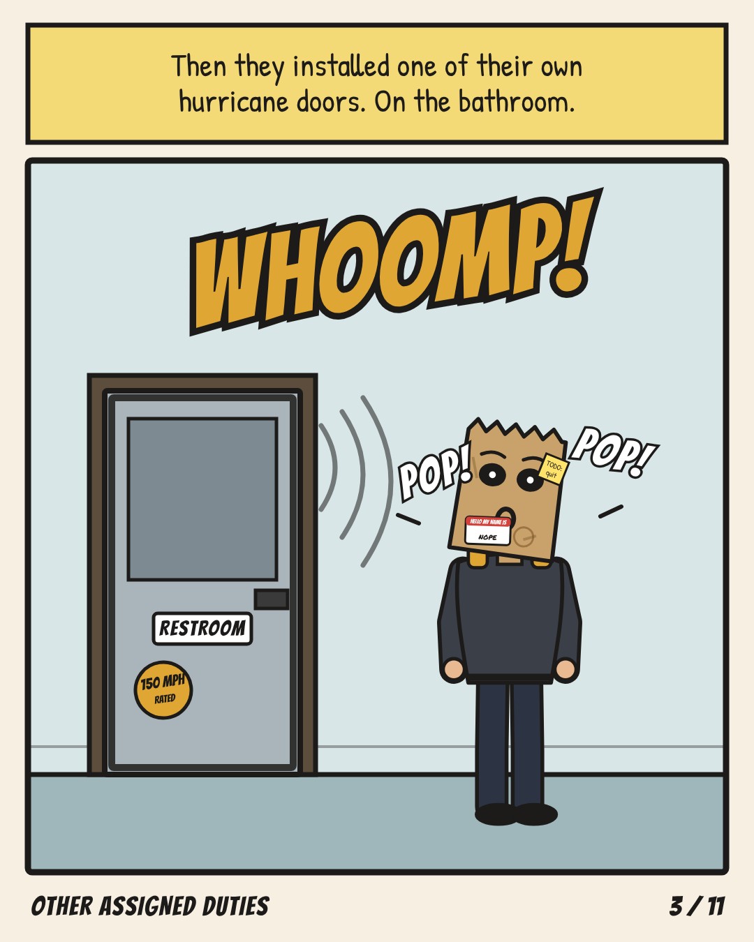 The Hurricane Door, panel 3