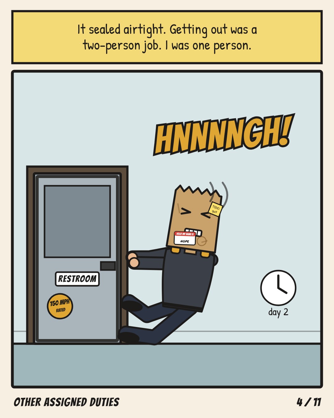 The Hurricane Door, panel 4